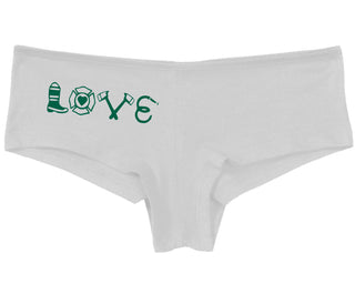 Love Fire Fighter - White Boy Short