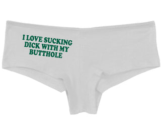I Love Sucking Cock With My Butthole - White Boy Short