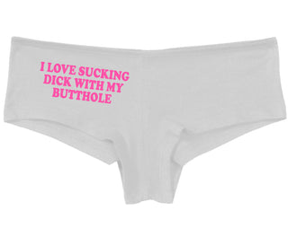 I Love Sucking Cock With My Butthole - White Boy Short