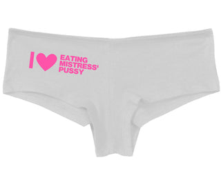 I Love Eating Mistress's Pussy - White Boy Short