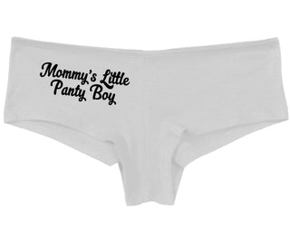 Mommy's Little Panty Boy - White Boy Short
