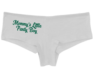 Mommy's Little Panty Boy - White Boy Short