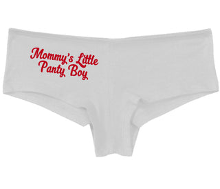 Mommy's Little Panty Boy - White Boy Short