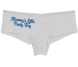Mommy's Little Panty Boy - White Boy Short