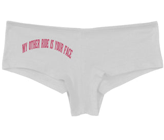My Other Ride Is Your Face - White Boy Short