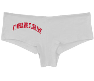 My Other Ride Is Your Face - White Boy Short