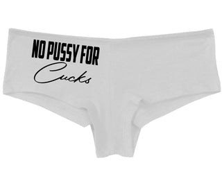 No Pussy For Cucks - White Boy Short