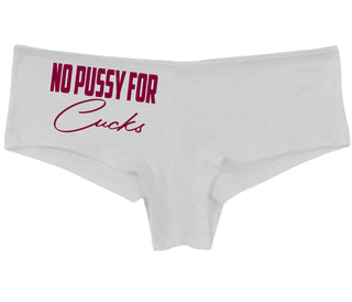 No Pussy For Cucks - White Boy Short