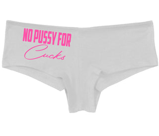 No Pussy For Cucks - White Boy Short
