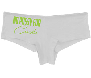 No Pussy For Cucks - White Boy Short