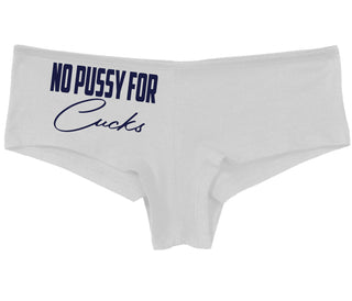 No Pussy For Cucks - White Boy Short