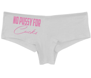 No Pussy For Cucks - White Boy Short