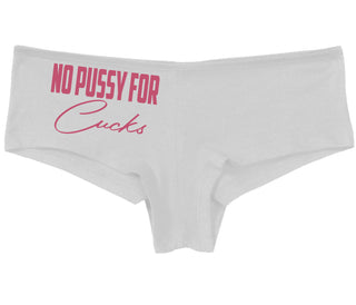 No Pussy For Cucks - White Boy Short