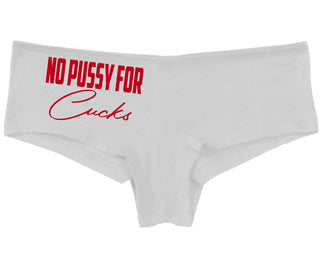 No Pussy For Cucks - White Boy Short