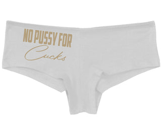 No Pussy For Cucks - White Boy Short