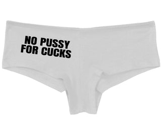 No Pussy For Cucks - White Boy Short