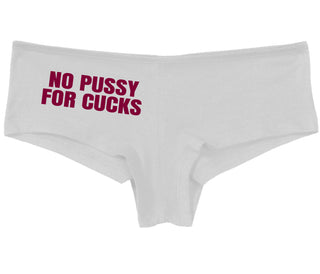 No Pussy For Cucks - White Boy Short