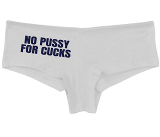 No Pussy For Cucks - White Boy Short
