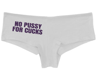 No Pussy For Cucks - White Boy Short