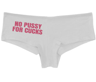 No Pussy For Cucks - White Boy Short