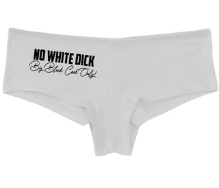 No White Dick - Big Black Cock Only - White Boy Short