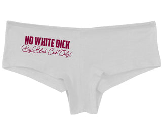 No White Dick - Big Black Cock Only - White Boy Short