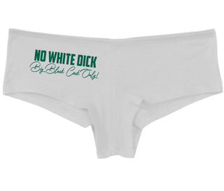 No White Dick - Big Black Cock Only - White Boy Short