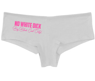 No White Dick - Big Black Cock Only - White Boy Short