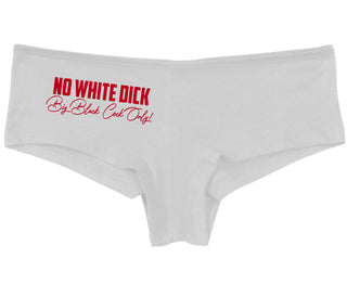 No White Dick - Big Black Cock Only - White Boy Short