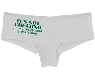 It’s Not Cheating If My Boyfriend Watches - White Boy Short