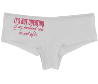 It's Not Cheating If My Husband Eats Me Out After - White Boy Short