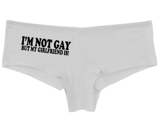 I'm Not Gay But My Girlfriend Is - White Boy Short