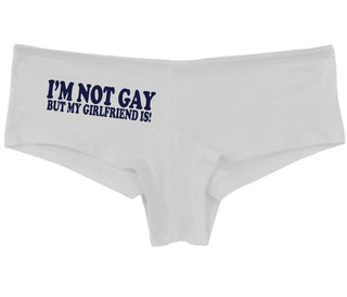 I'm Not Gay But My Girlfriend Is - White Boy Short