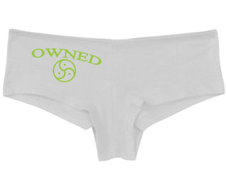 Owned With BDSM Symbol - White Boy Short