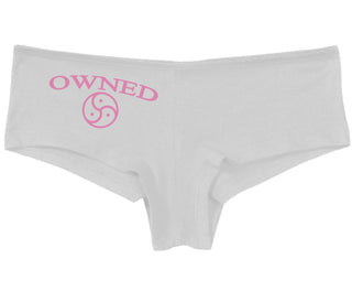 Owned With BDSM Symbol - White Boy Short