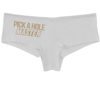 Pick A Hole Master - White Boy Short