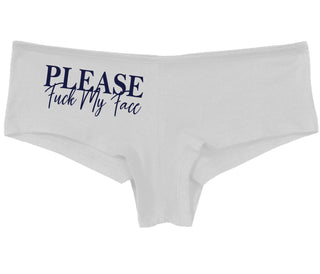 Please Fuck My Face - White Boy Short