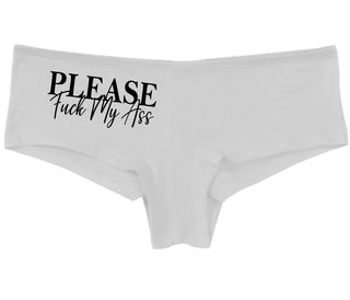 Please Fuck My Ass - White Boy Short