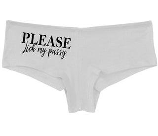 Please Lick My Pussy - White Boy Short