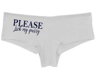 Please Lick My Pussy - White Boy Short