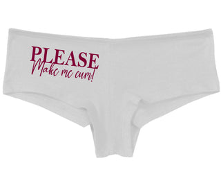 Please Make Me Cum - White Boy Short