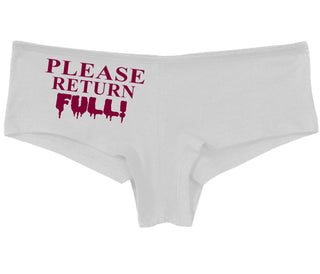 Please Return Full - White Boy Short