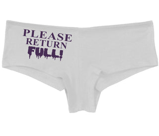 Please Return Full - White Boy Short