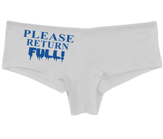 Please Return Full - White Boy Short