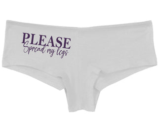 Please Spread My Legs - White Boy Short