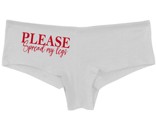 Please Spread My Legs - White Boy Short