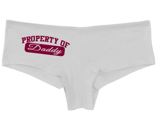 Property Of Daddy - Athletic Look - White Boy Short
