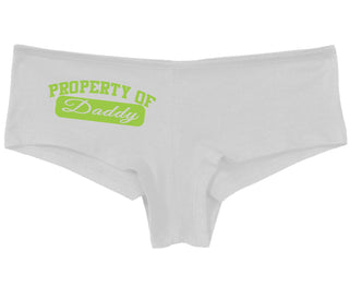 Property Of Daddy - Athletic Look - White Boy Short