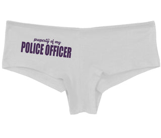 Property Of My Police Officer - White Boy Short