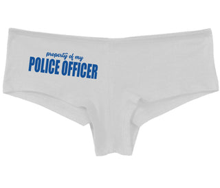 Property Of My Police Officer - White Boy Short